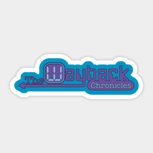 Wayback Full Color Logo Sticker